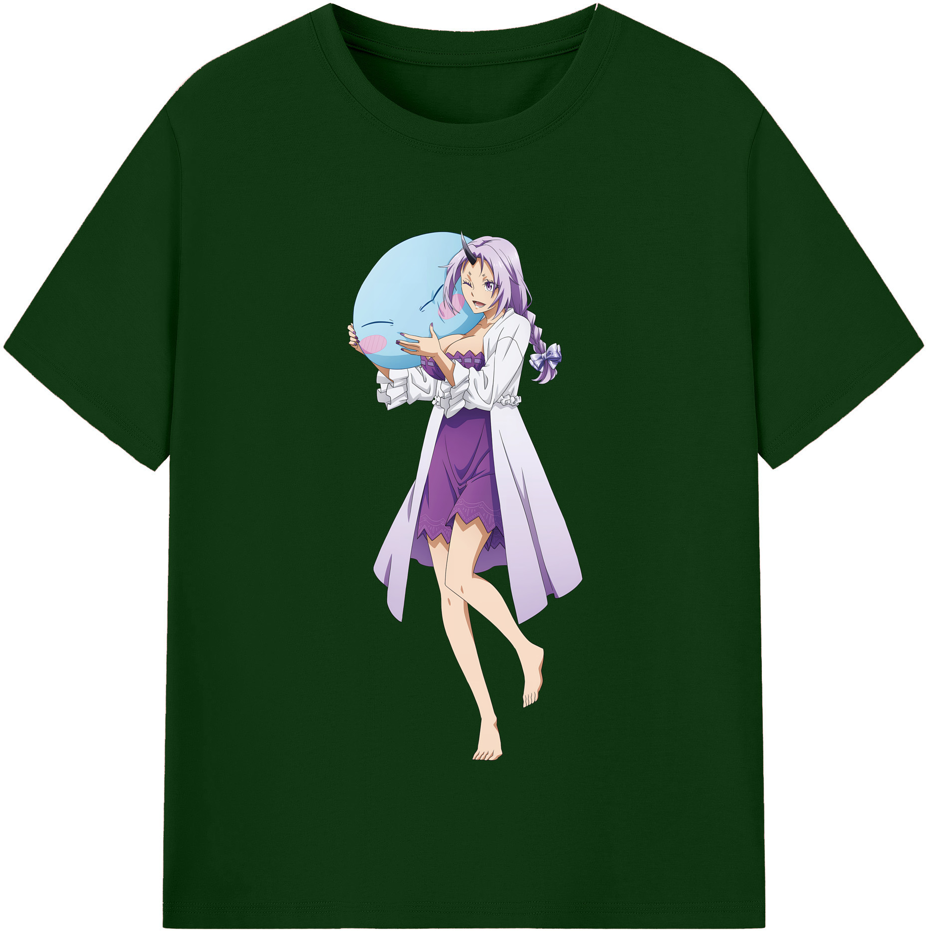（画像用） 転スラ Regarding Reincarnated to Slime 綿100％半袖Tシャツ（フロントプリント）